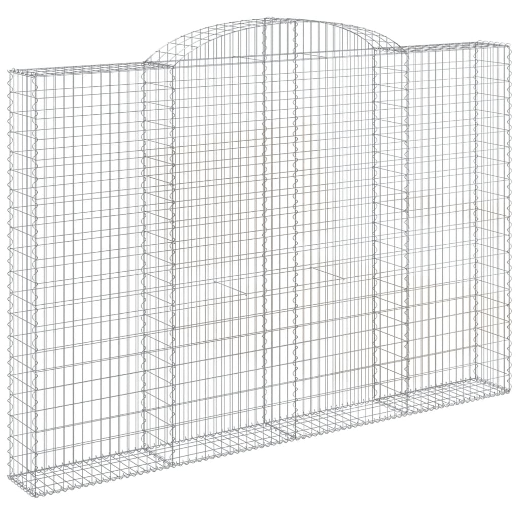 Išlenkti gabiono krepšiai, 3vnt., 300x30x200/220cm, geležis Išlenkti gabiono krepšiai, 3vnt., 300x30x200/220cm, geležis - Image 3