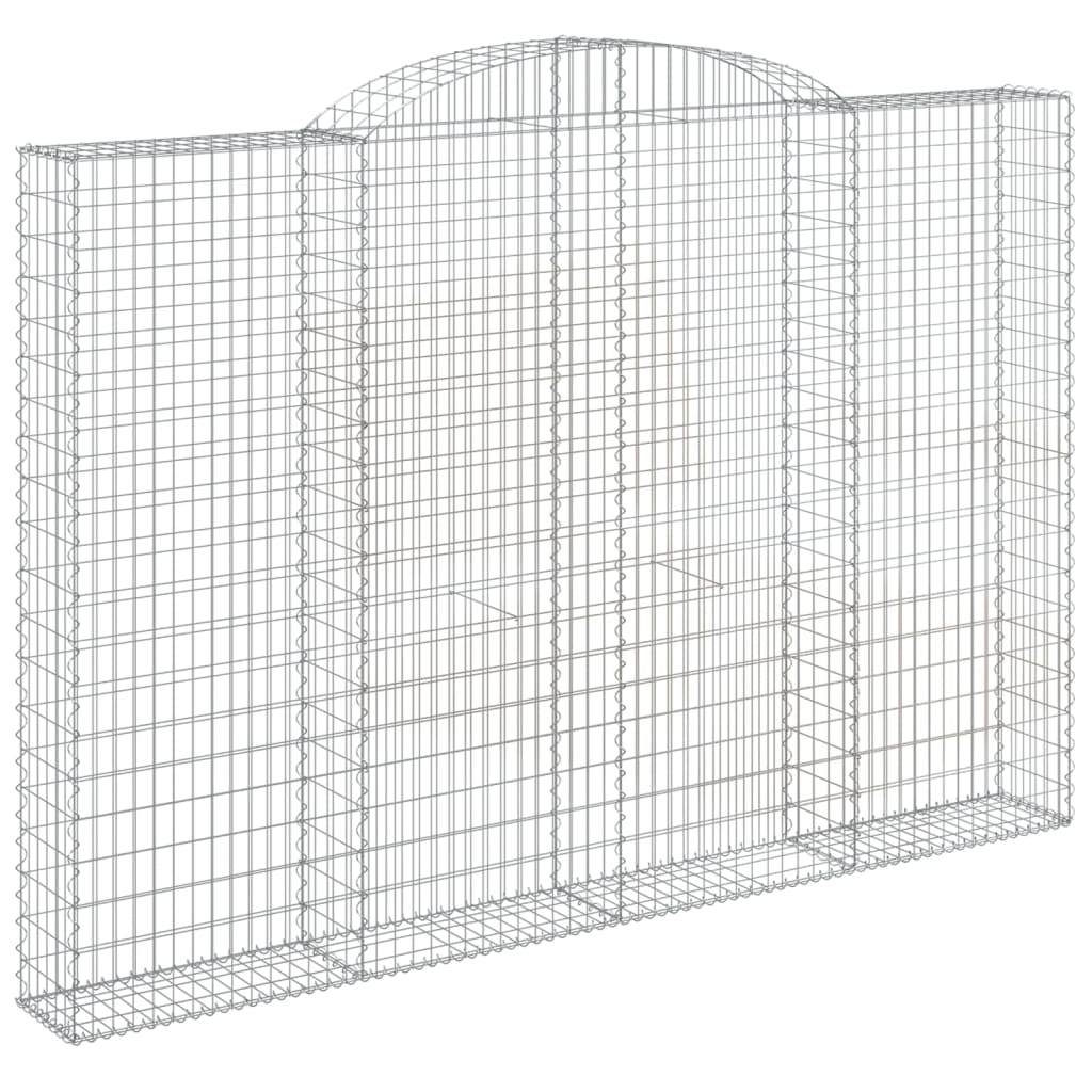 Išlenkti gabiono krepšiai, 5vnt., 300x30x200/220cm, geležis Išlenkti gabiono krepšiai, 5vnt., 300x30x200/220cm, geležis - Image 3