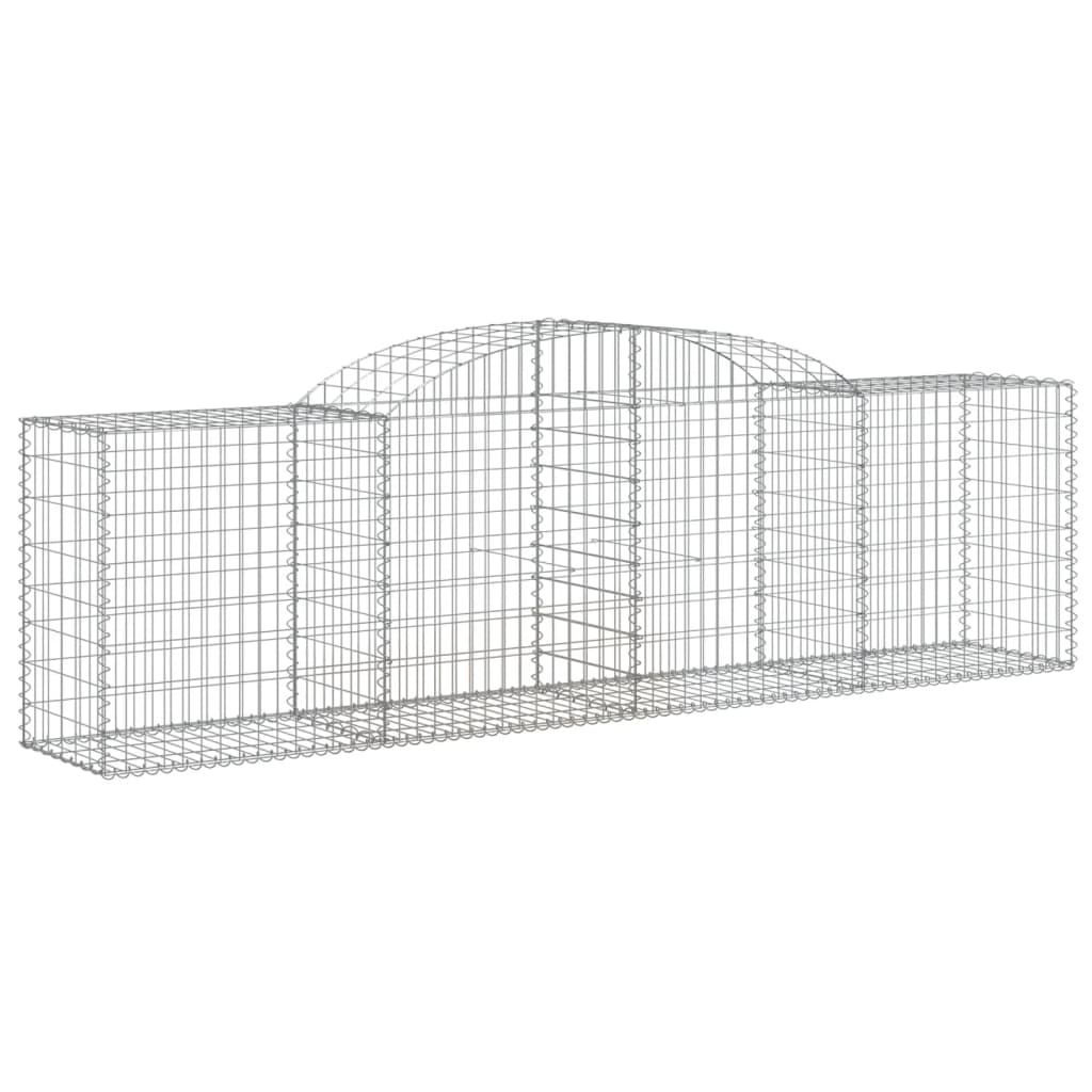 Išlenkti gabiono krepšiai, 3vnt., 300x50x80/100cm, geležis Išlenkti gabiono krepšiai, 3vnt., 300x50x80/100cm, geležis - Image 3