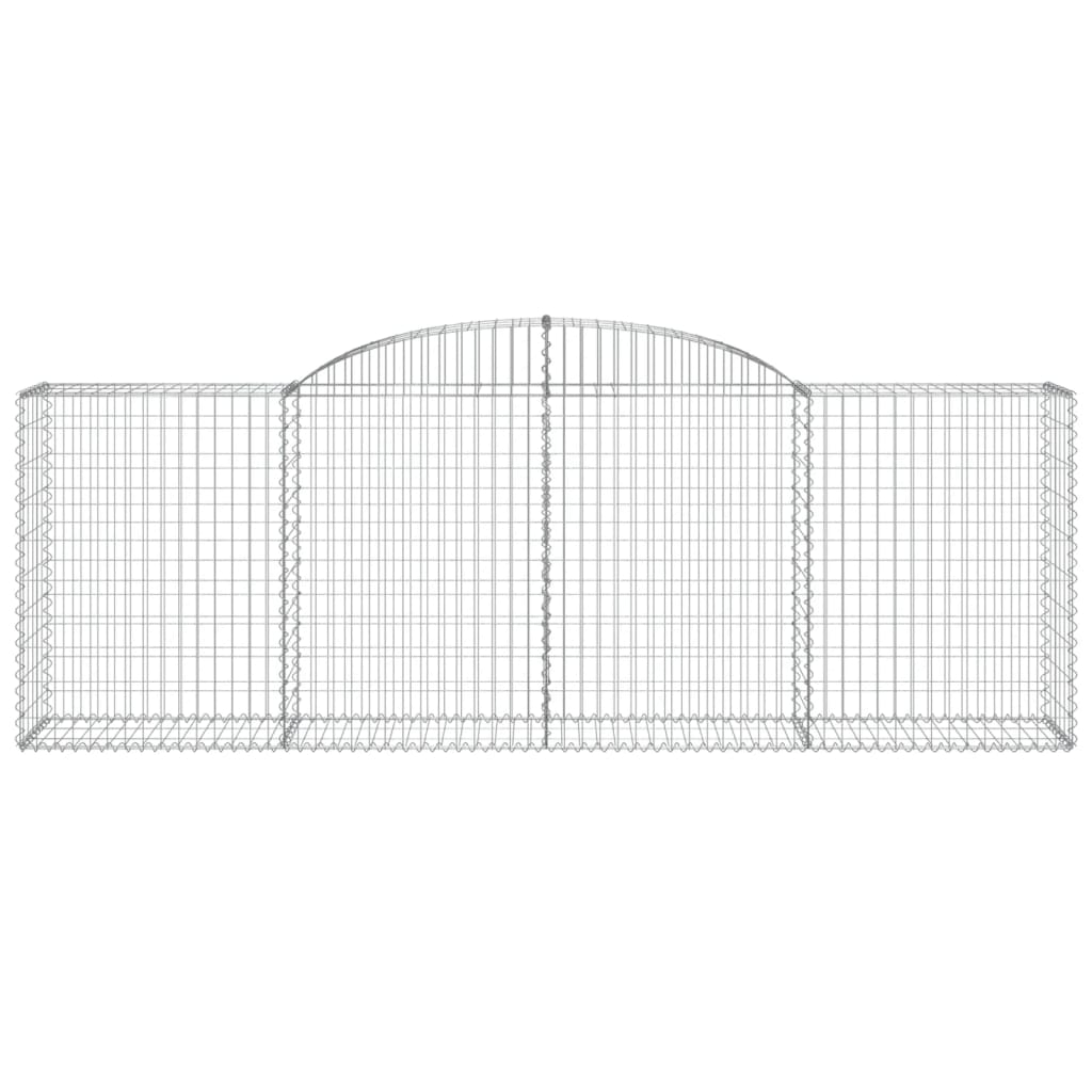 Išlenkti gabiono krepšiai, 7vnt., 300x50x100/120cm, geležis Išlenkti gabiono krepšiai, 7vnt., 300x50x100/120cm, geležis - Image 4