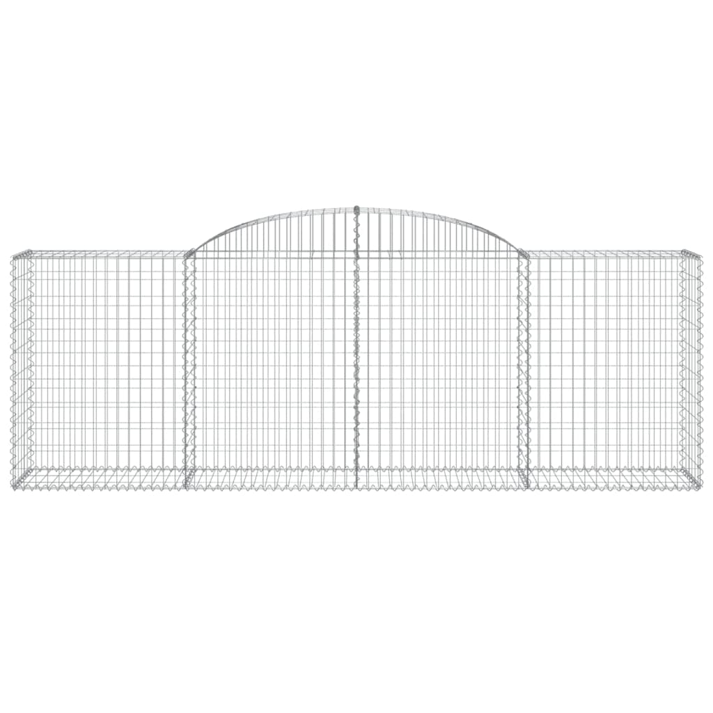 Išlenkti gabiono krepšiai, 8vnt., 300x50x100/120cm, geležis Išlenkti gabiono krepšiai, 8vnt., 300x50x100/120cm, geležis - Image 4