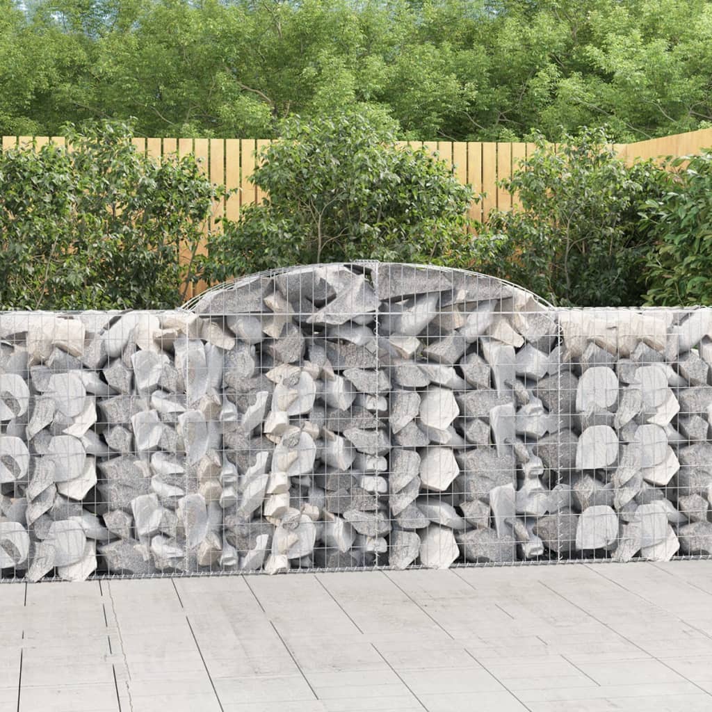 Išlenkti gabiono krepšiai, 8vnt., 300x50x100/120cm, geležis Išlenkti gabiono krepšiai, 8vnt., 300x50x100/120cm, geležis - Image 2