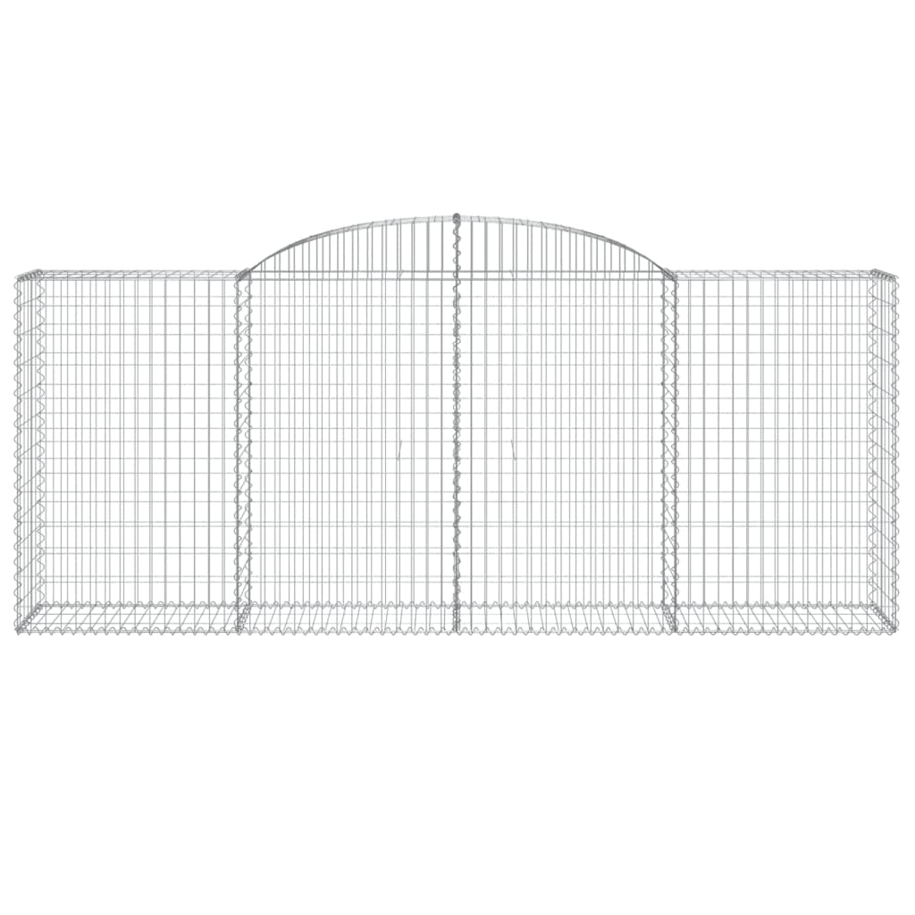 Išlenkti gabiono krepšiai, 6vnt., 300x50x120/140cm, geležis Išlenkti gabiono krepšiai, 6vnt., 300x50x120/140cm, geležis - Image 4
