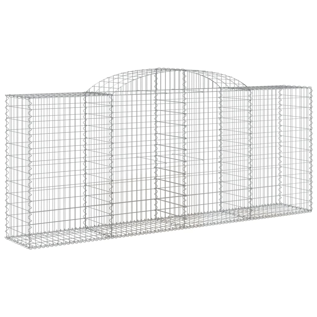 Išlenkti gabiono krepšiai, 7vnt., 300x50x120/140cm, geležis Išlenkti gabiono krepšiai, 7vnt., 300x50x120/140cm, geležis - Image 3