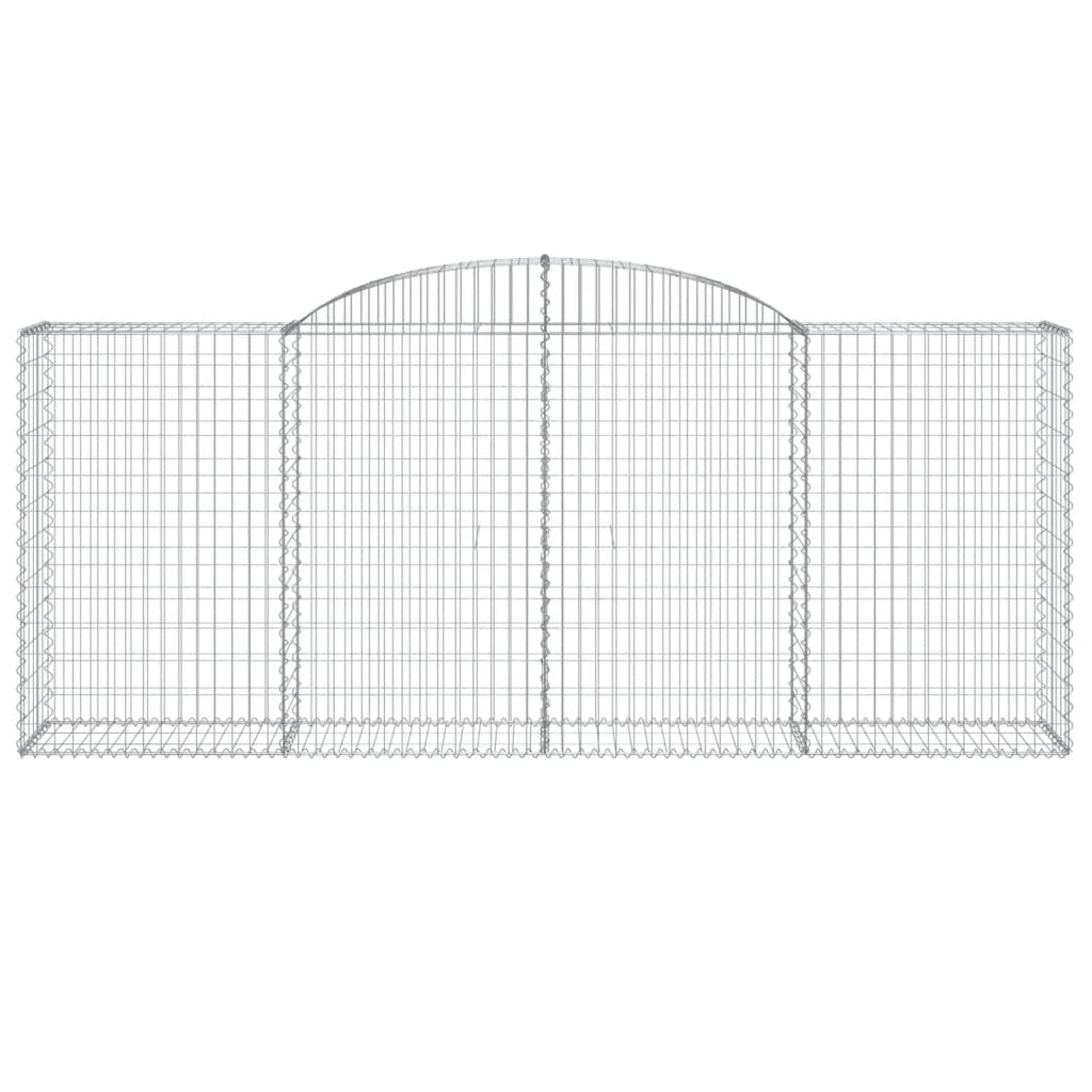 Išlenkti gabiono krepšiai, 8vnt., 300x50x120/140cm, geležis Išlenkti gabiono krepšiai, 8vnt., 300x50x120/140cm, geležis - Image 4