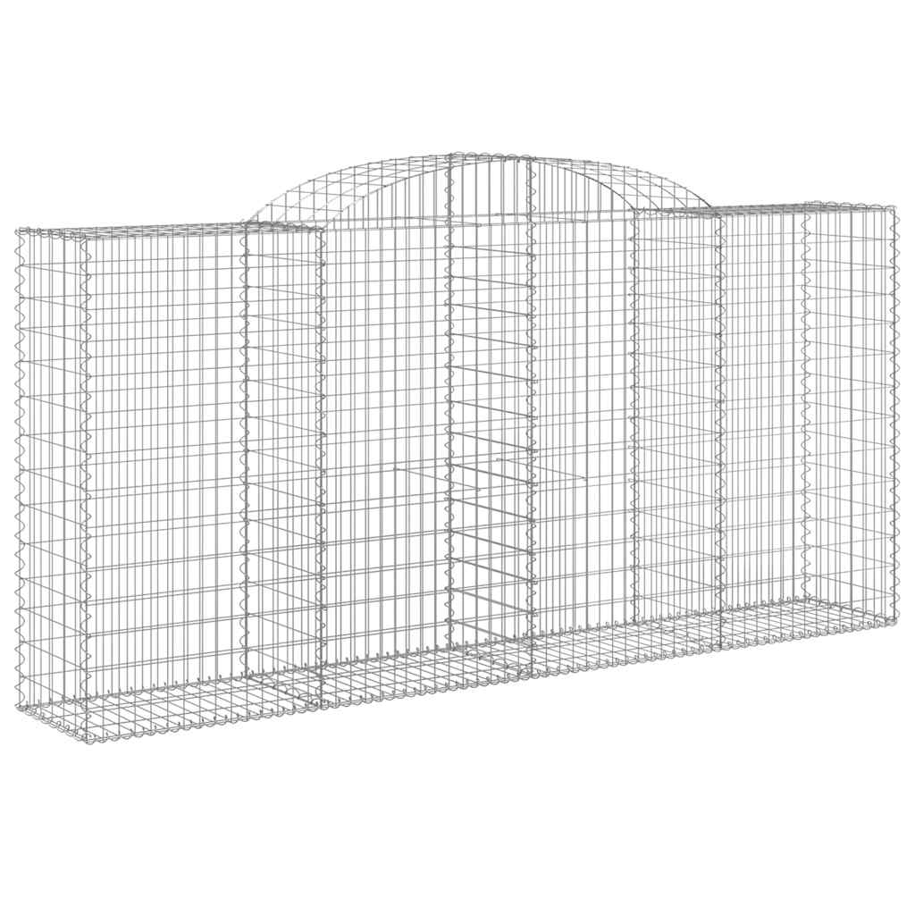 Išlenkti gabiono krepšiai, 13vnt., 300x50x140/160cm, geležis Išlenkti gabiono krepšiai, 13vnt., 300x50x140/160cm, geležis - Image 3