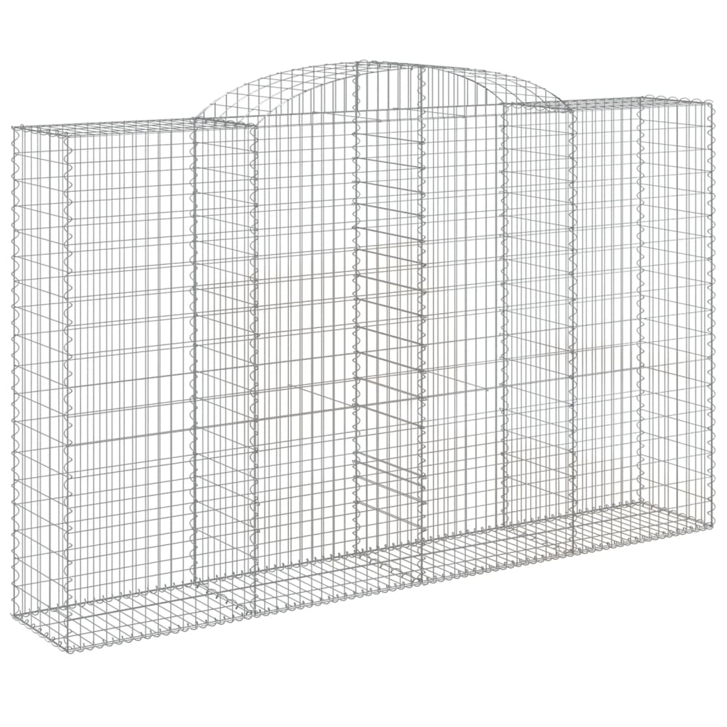 Išlenkti gabiono krepšiai, 2vnt., 300x50x180/200cm, geležis Išlenkti gabiono krepšiai, 2vnt., 300x50x180/200cm, geležis - Image 3