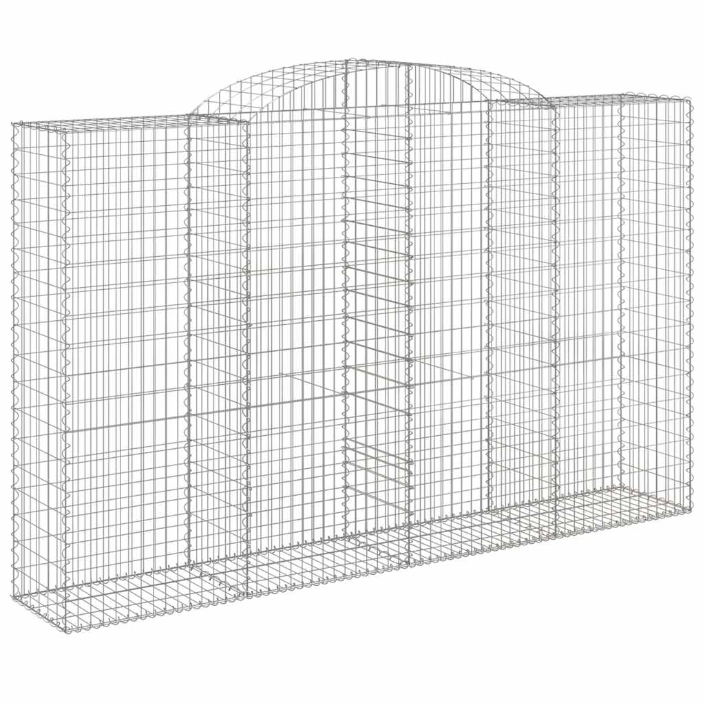 Išlenkti gabiono krepšiai, 15vnt., 300x50x180/200cm, geležis Išlenkti gabiono krepšiai, 15vnt., 300x50x180/200cm, geležis - Image 3