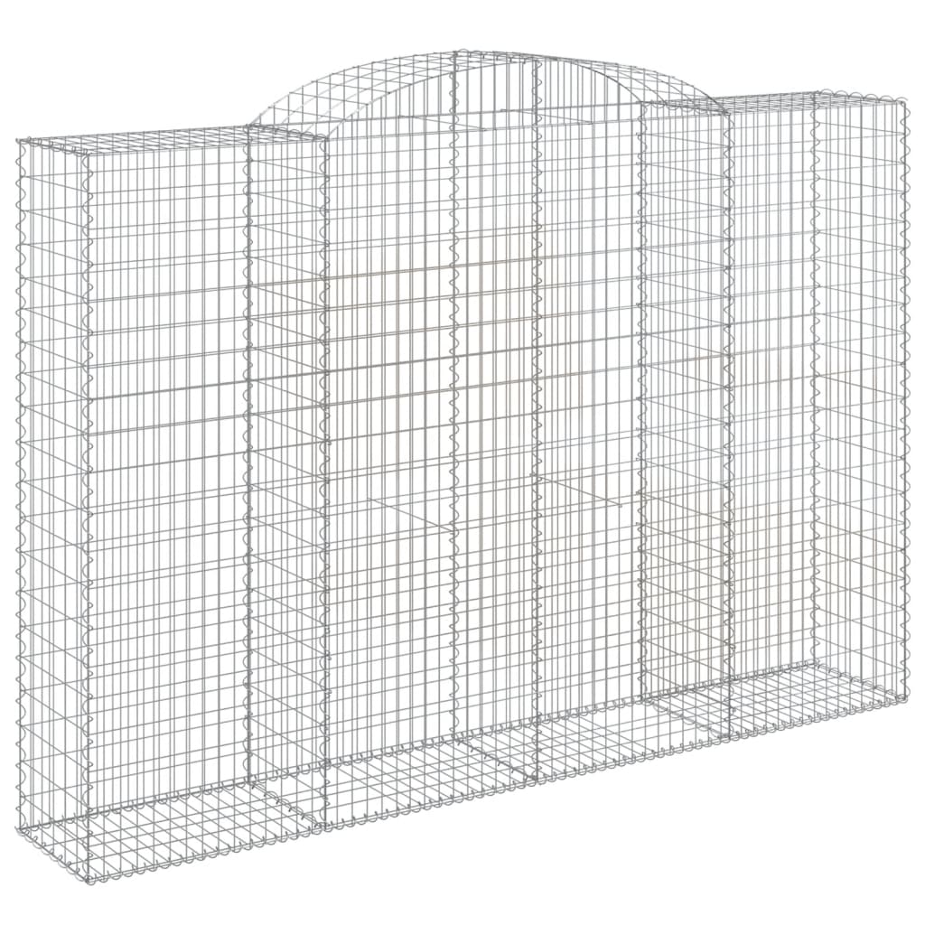 Išlenkti gabiono krepšiai, 5vnt., 300x50x200/220cm, geležis Išlenkti gabiono krepšiai, 5vnt., 300x50x200/220cm, geležis - Image 3