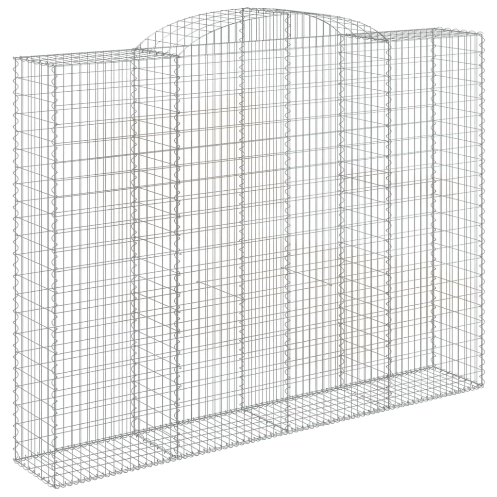 Išlenkti gabiono krepšiai, 2vnt., 300x50x220/240cm, geležis Išlenkti gabiono krepšiai, 2vnt., 300x50x220/240cm, geležis - Image 3