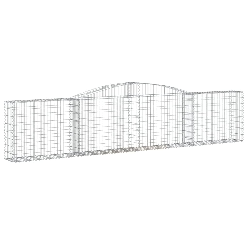 Išlenkti gabiono krepšiai, 5vnt., 400x30x80/100cm, geležis Išlenkti gabiono krepšiai, 5vnt., 400x30x80/100cm, geležis - Image 3