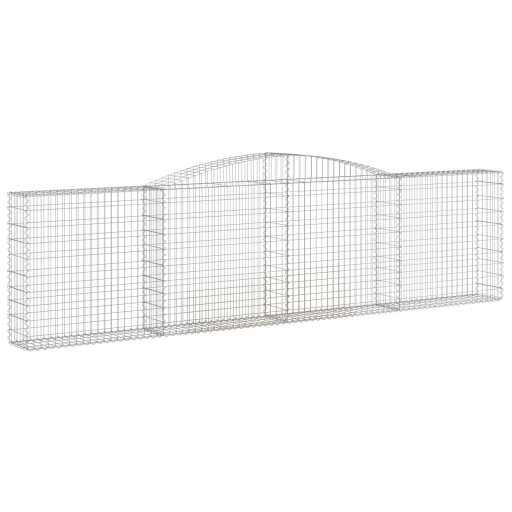 Išlenkti gabiono krepšiai, 4vnt., 400x30x100/120cm, geležis Išlenkti gabiono krepšiai, 4vnt., 400x30x100/120cm, geležis - Image 3