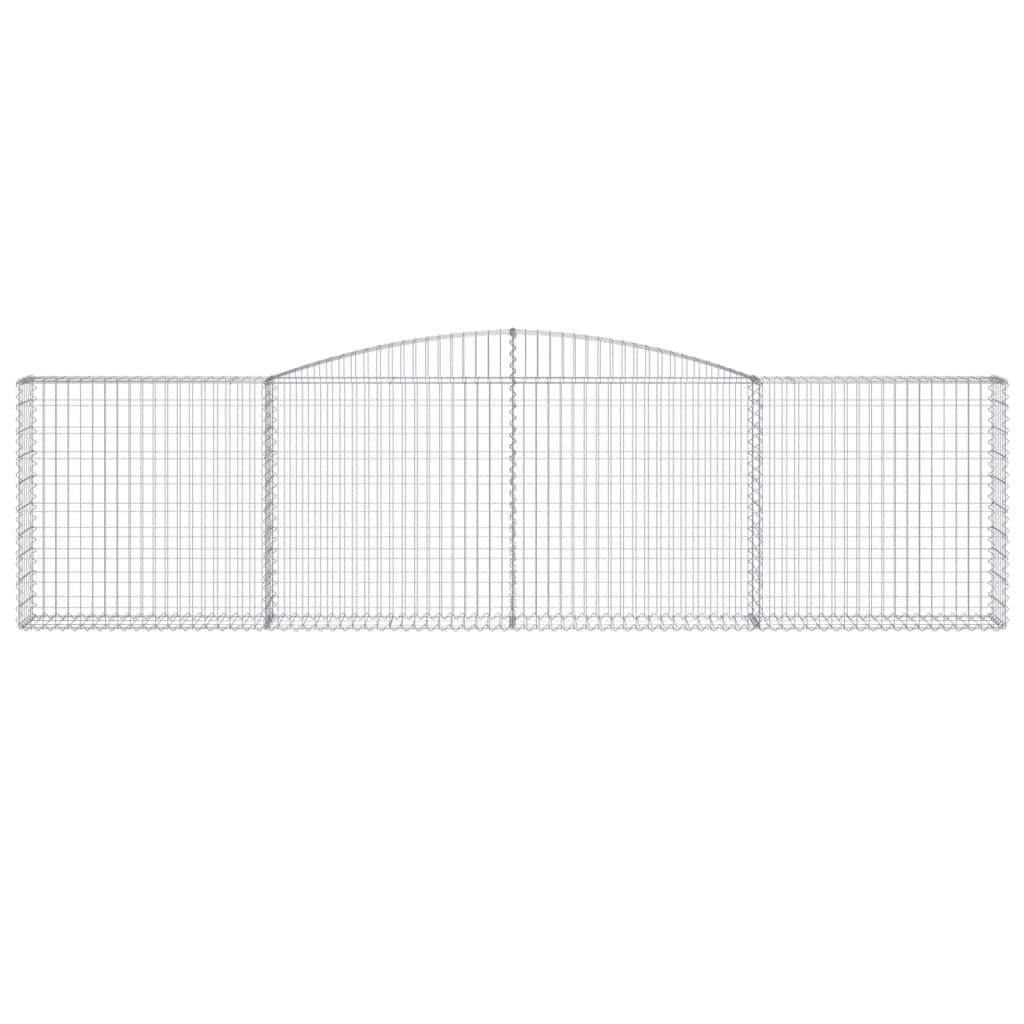 Išlenkti gabiono krepšiai, 6vnt., 400x30x100/120cm, geležis Išlenkti gabiono krepšiai, 6vnt., 400x30x100/120cm, geležis - Image 4