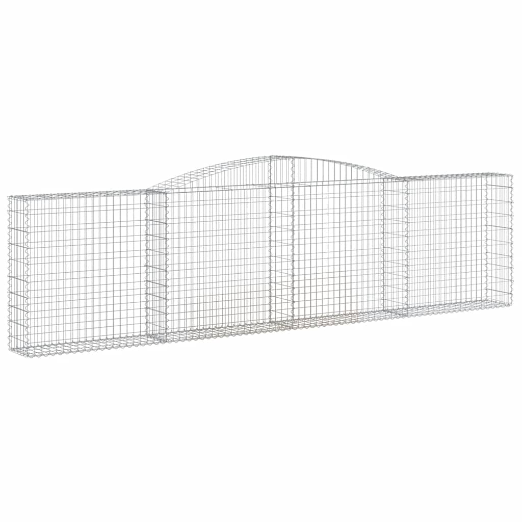 Išlenkti gabiono krepšiai, 8vnt., 400x30x100/120cm, geležis Išlenkti gabiono krepšiai, 8vnt., 400x30x100/120cm, geležis - Image 3