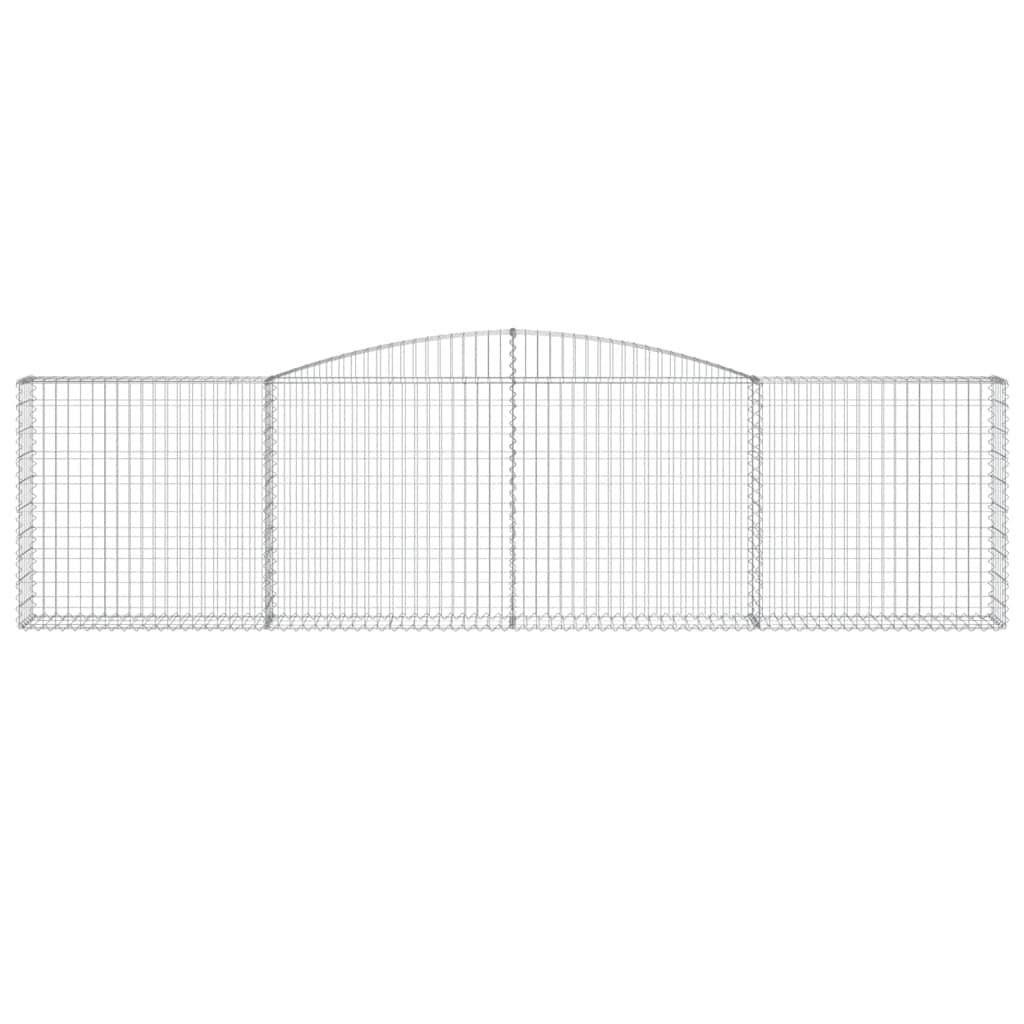 Išlenkti gabiono krepšiai, 8vnt., 400x30x100/120cm, geležis Išlenkti gabiono krepšiai, 8vnt., 400x30x100/120cm, geležis - Image 4