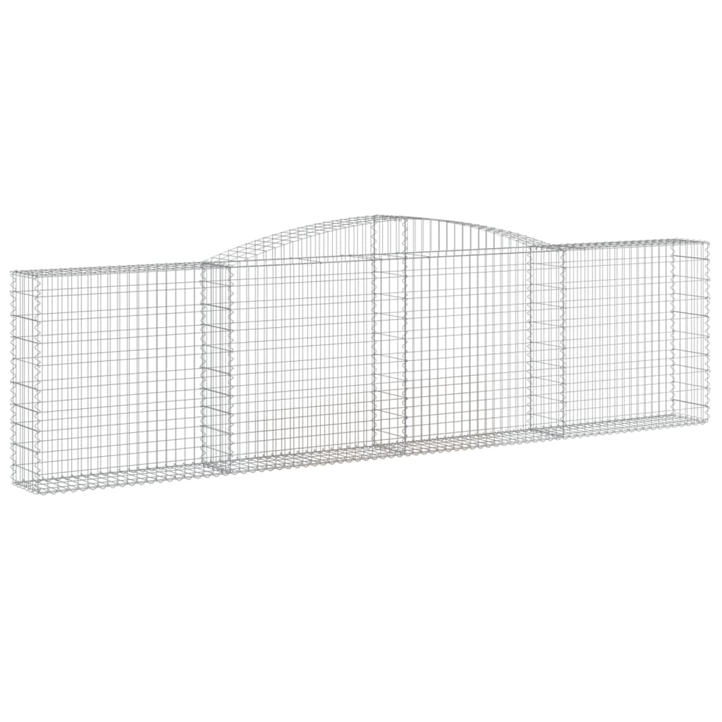 Išlenkti gabiono krepšiai, 9vnt., 400x30x100/120cm, geležis Išlenkti gabiono krepšiai, 9vnt., 400x30x100/120cm, geležis - Image 3