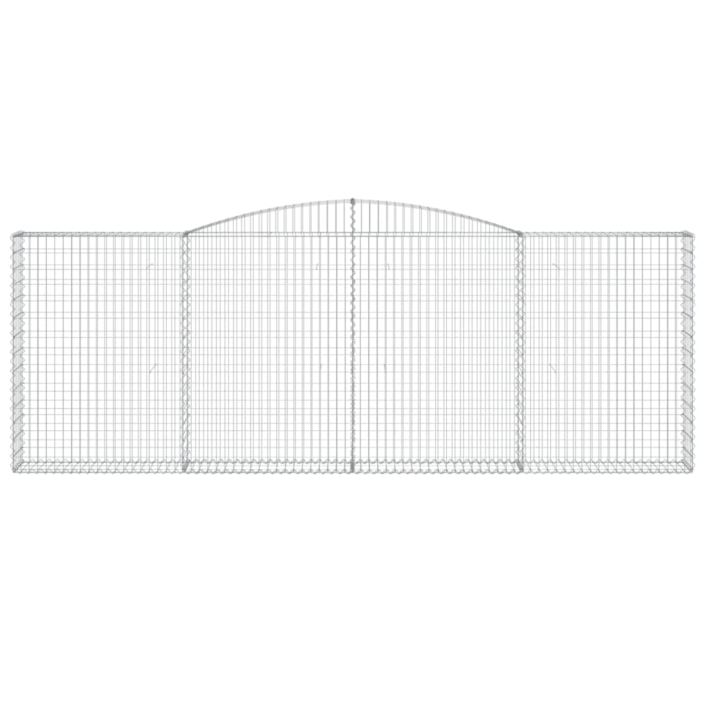Išlenkti gabiono krepšiai, 2vnt., 400x30x140/160cm, geležis Išlenkti gabiono krepšiai, 2vnt., 400x30x140/160cm, geležis - Image 4