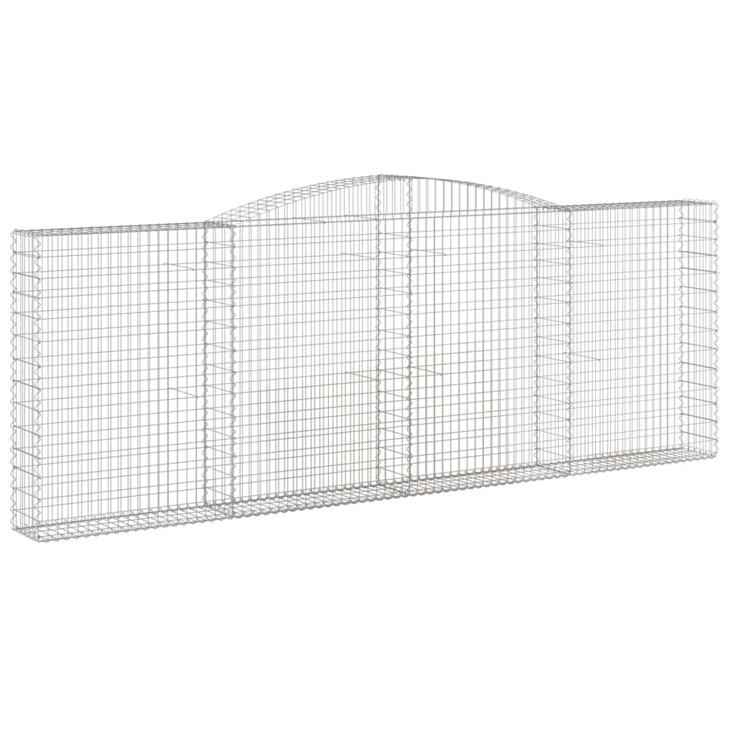 Išlenkti gabiono krepšiai, 3vnt., 400x30x140/160cm, geležis Išlenkti gabiono krepšiai, 3vnt., 400x30x140/160cm, geležis - Image 3
