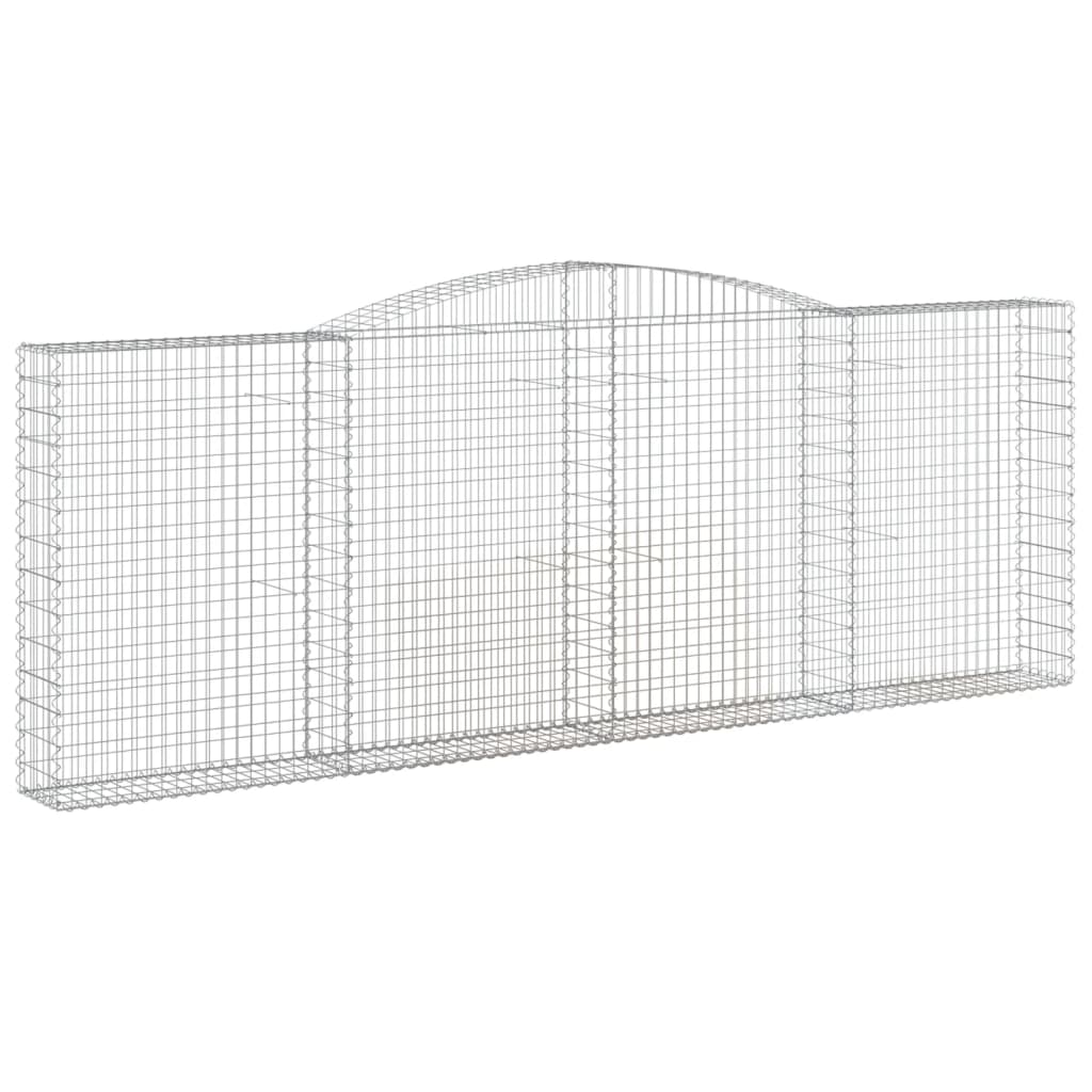 Išlenkti gabiono krepšiai, 10vnt., 400x30x140/160cm, geležis Išlenkti gabiono krepšiai, 10vnt., 400x30x140/160cm, geležis - Image 3