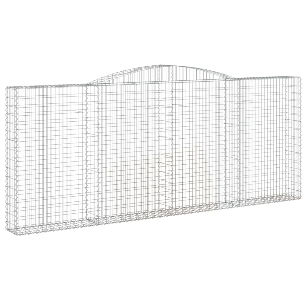 Išlenkti gabiono krepšiai, 3vnt., 400x30x160/180cm, geležis Išlenkti gabiono krepšiai, 3vnt., 400x30x160/180cm, geležis - Image 3
