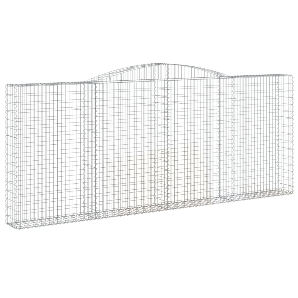 Išlenkti gabiono krepšiai, 4vnt., 400x30x160/180cm, geležis Išlenkti gabiono krepšiai, 4vnt., 400x30x160/180cm, geležis - Image 3