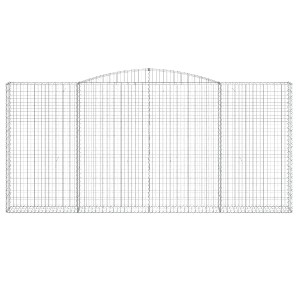 Išlenkti gabiono krepšiai, 5vnt., 400x30x180/200cm, geležis Išlenkti gabiono krepšiai, 5vnt., 400x30x180/200cm, geležis - Image 4