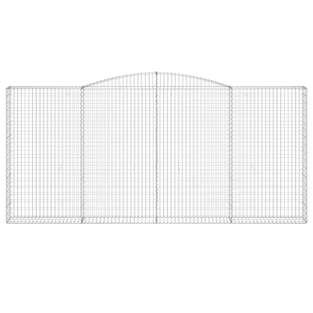 Išlenkti gabiono krepšiai, 10 vnt., 400x30x180/200cm, geležis Išlenkti gabiono krepšiai, 10 vnt., 400x30x180/200cm, geležis - Image 4