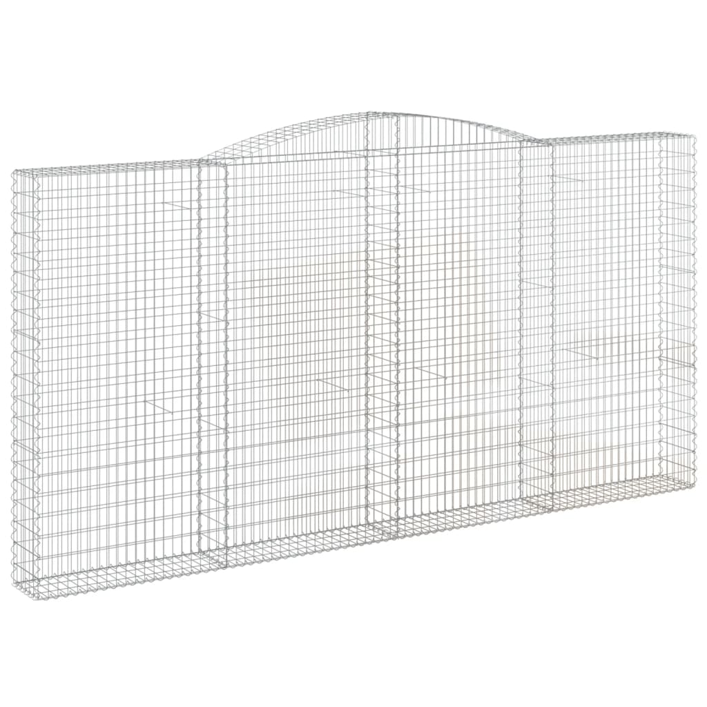 Išlenkti gabiono krepšiai, 3vnt., 400x30x200/220cm, geležis Išlenkti gabiono krepšiai, 3vnt., 400x30x200/220cm, geležis - Image 3