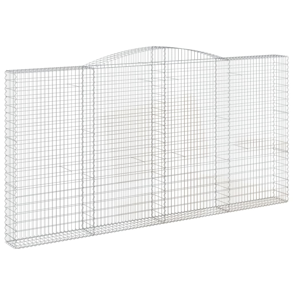 Išlenkti gabiono krepšiai, 9vnt., 400x30x200/220cm, geležis Išlenkti gabiono krepšiai, 9vnt., 400x30x200/220cm, geležis - Image 3