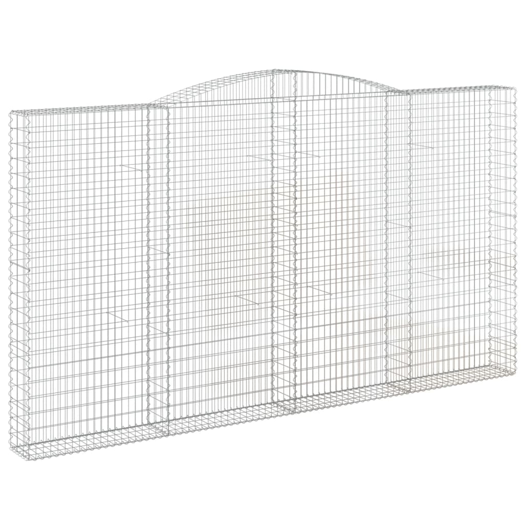 Išlenkti gabiono krepšiai, 6vnt., 400x30x220/240cm, geležis Išlenkti gabiono krepšiai, 6vnt., 400x30x220/240cm, geležis - Image 3