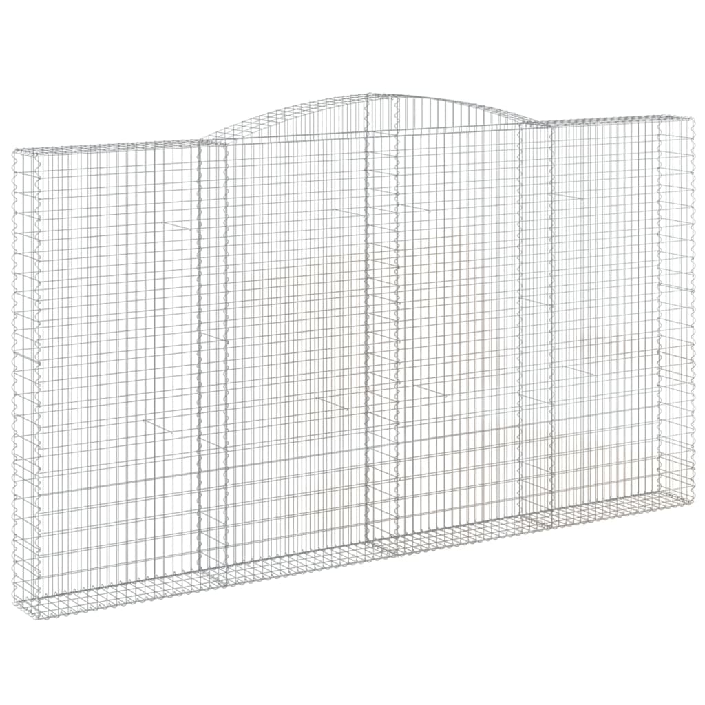 Išlenkti gabiono krepšiai, 15vnt., 400x30x220/240cm, geležis Išlenkti gabiono krepšiai, 15vnt., 400x30x220/240cm, geležis - Image 3