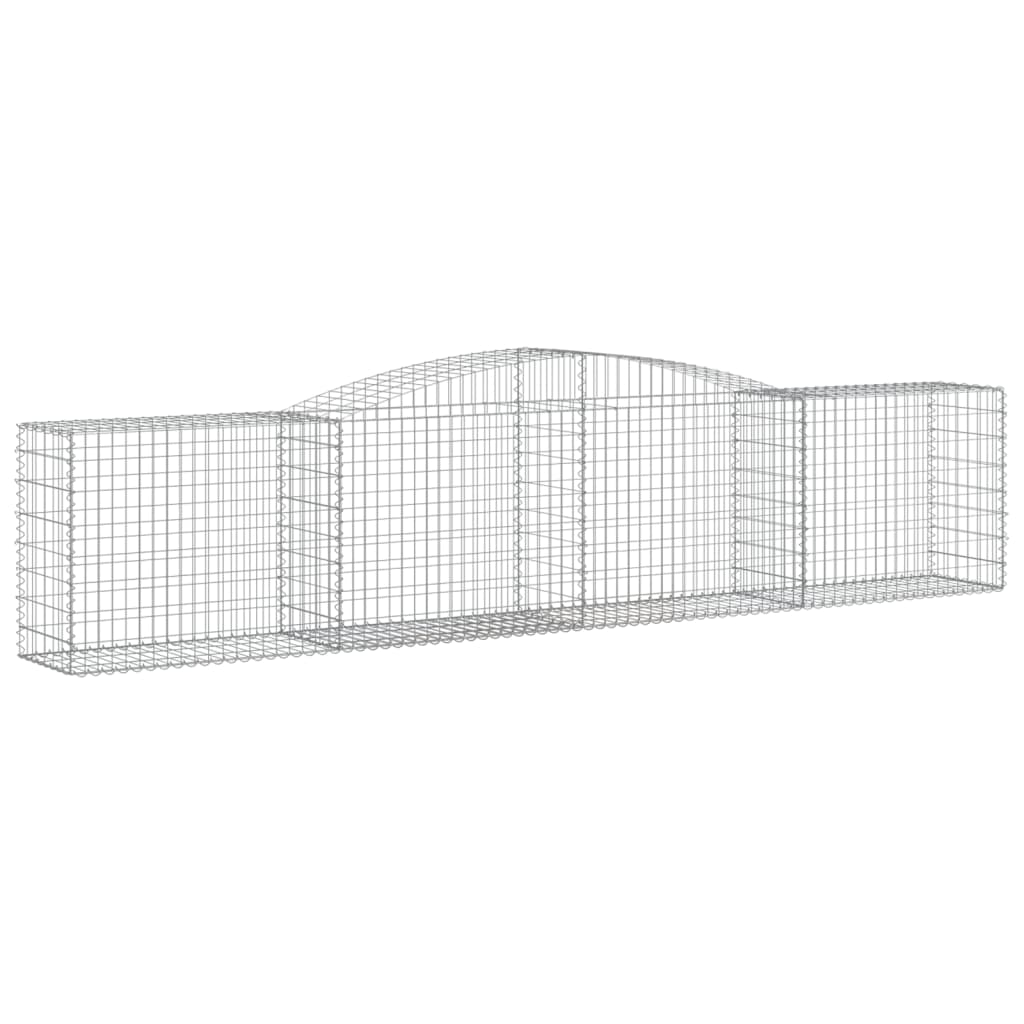 Išlenkti gabiono krepšiai, 4vnt., 400x50x80/100cm, geležis Išlenkti gabiono krepšiai, 4vnt., 400x50x80/100cm, geležis - Image 3