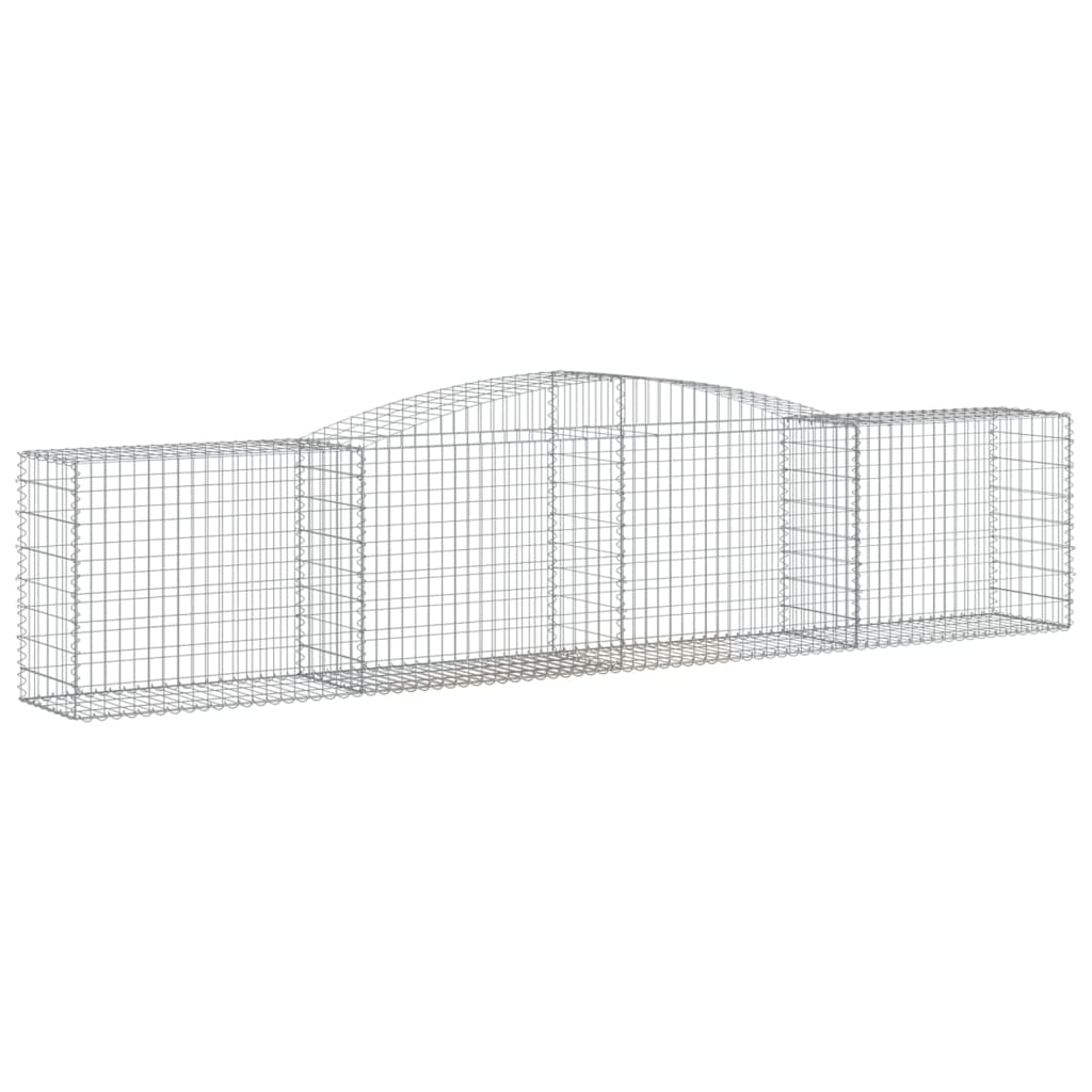 Išlenkti gabiono krepšiai, 5vnt., 400x50x80/100cm, geležis Išlenkti gabiono krepšiai, 5vnt., 400x50x80/100cm, geležis - Image 3