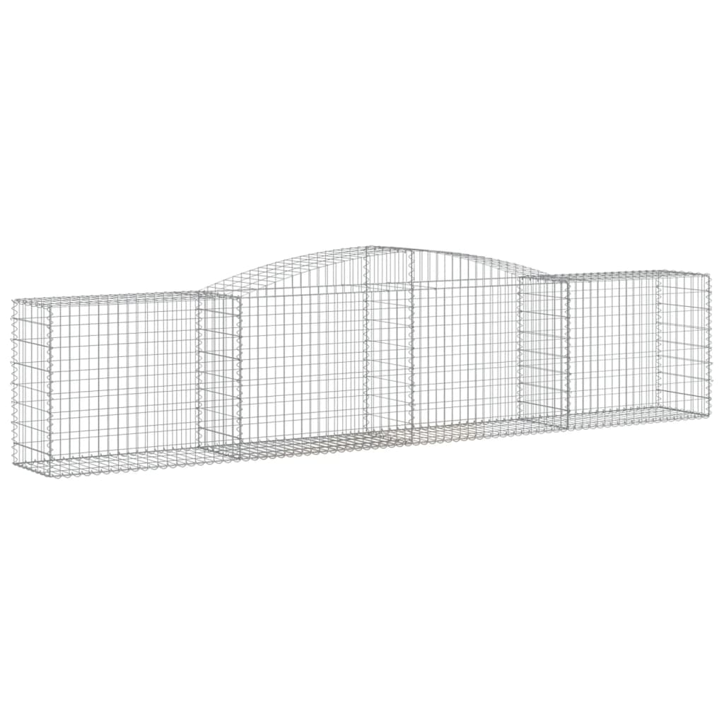 Išlenkti gabiono krepšiai, 9vnt., 400x50x80/100cm, geležis Išlenkti gabiono krepšiai, 9vnt., 400x50x80/100cm, geležis - Image 3