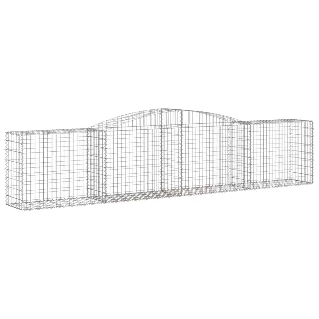 Išlenkti gabiono krepšiai, 15vnt., 400x50x80/100cm, geležis Išlenkti gabiono krepšiai, 15vnt., 400x50x80/100cm, geležis - Image 3