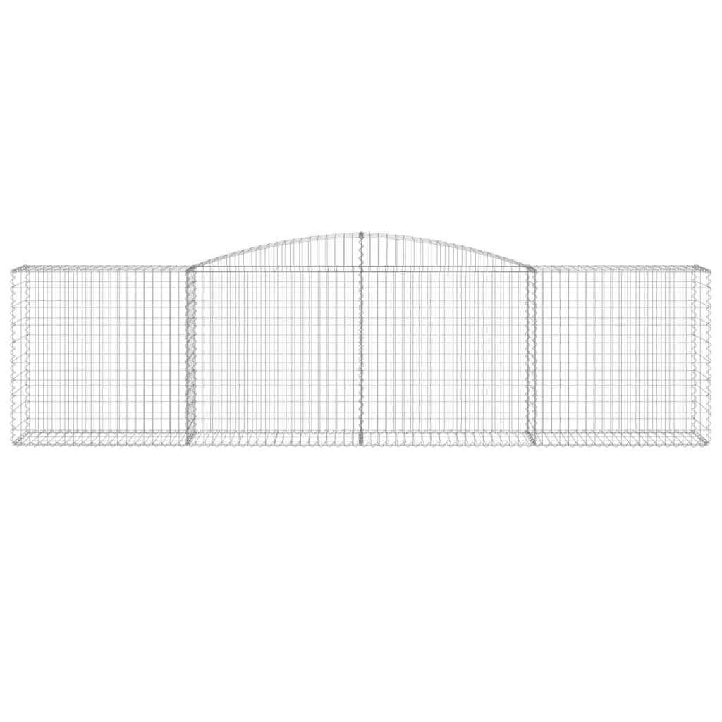 Išlenkti gabiono krepšiai, 4vnt., 400x50x100/120cm, geležis Išlenkti gabiono krepšiai, 4vnt., 400x50x100/120cm, geležis - Image 4