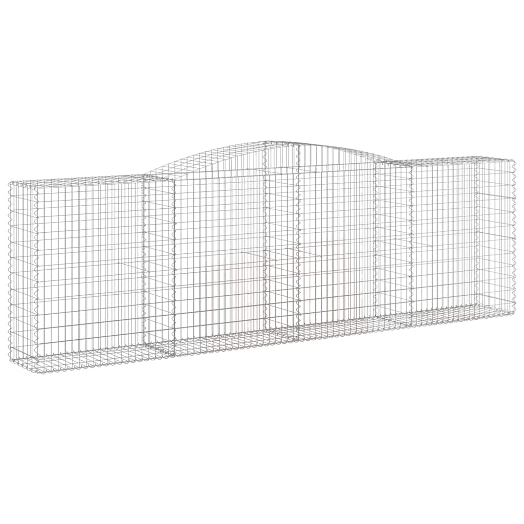 Išlenkti gabiono krepšiai, 6vnt., 400x50x120/140cm, geležis Išlenkti gabiono krepšiai, 6vnt., 400x50x120/140cm, geležis - Image 3