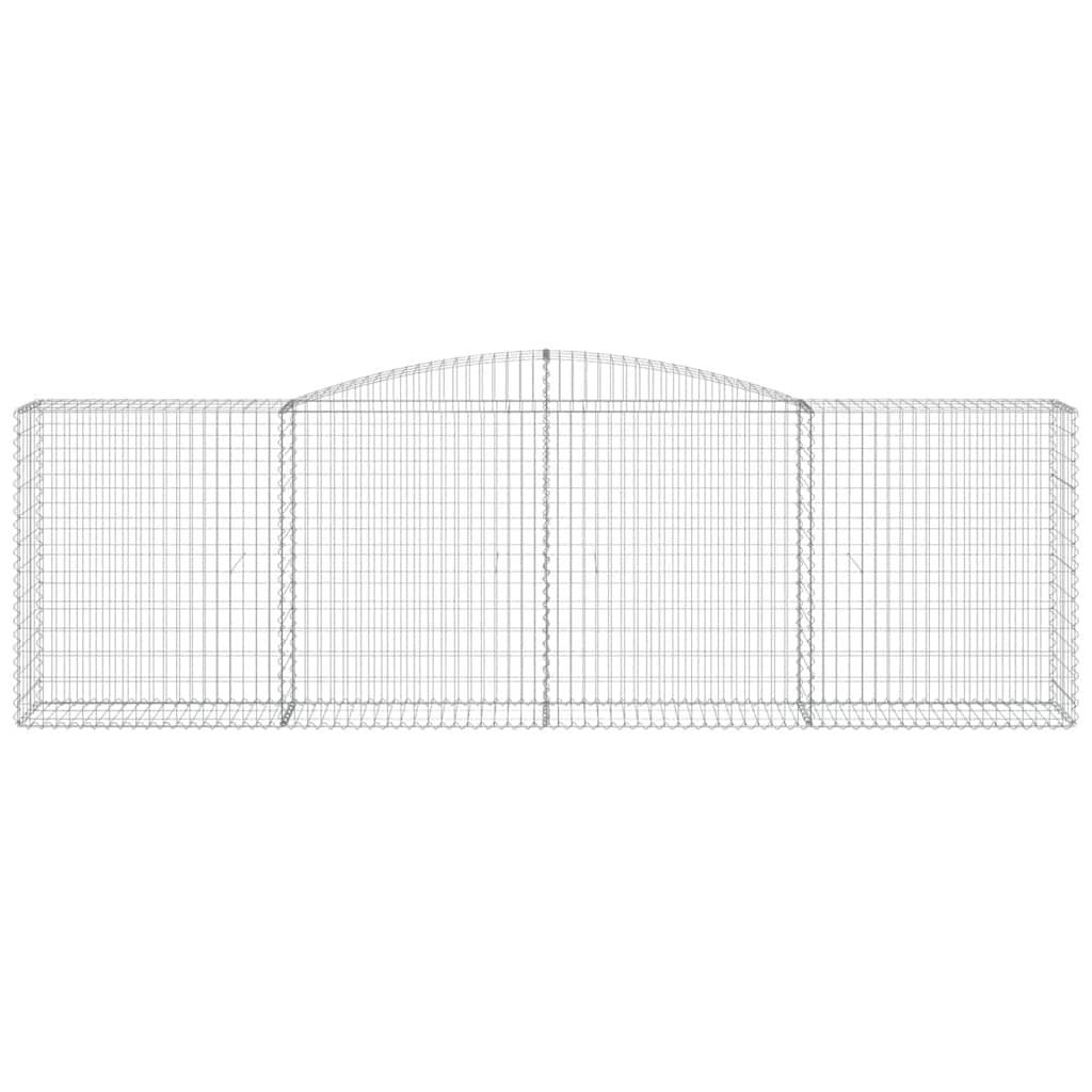 Išlenkti gabiono krepšiai, 6vnt., 400x50x120/140cm, geležis Išlenkti gabiono krepšiai, 6vnt., 400x50x120/140cm, geležis - Image 4