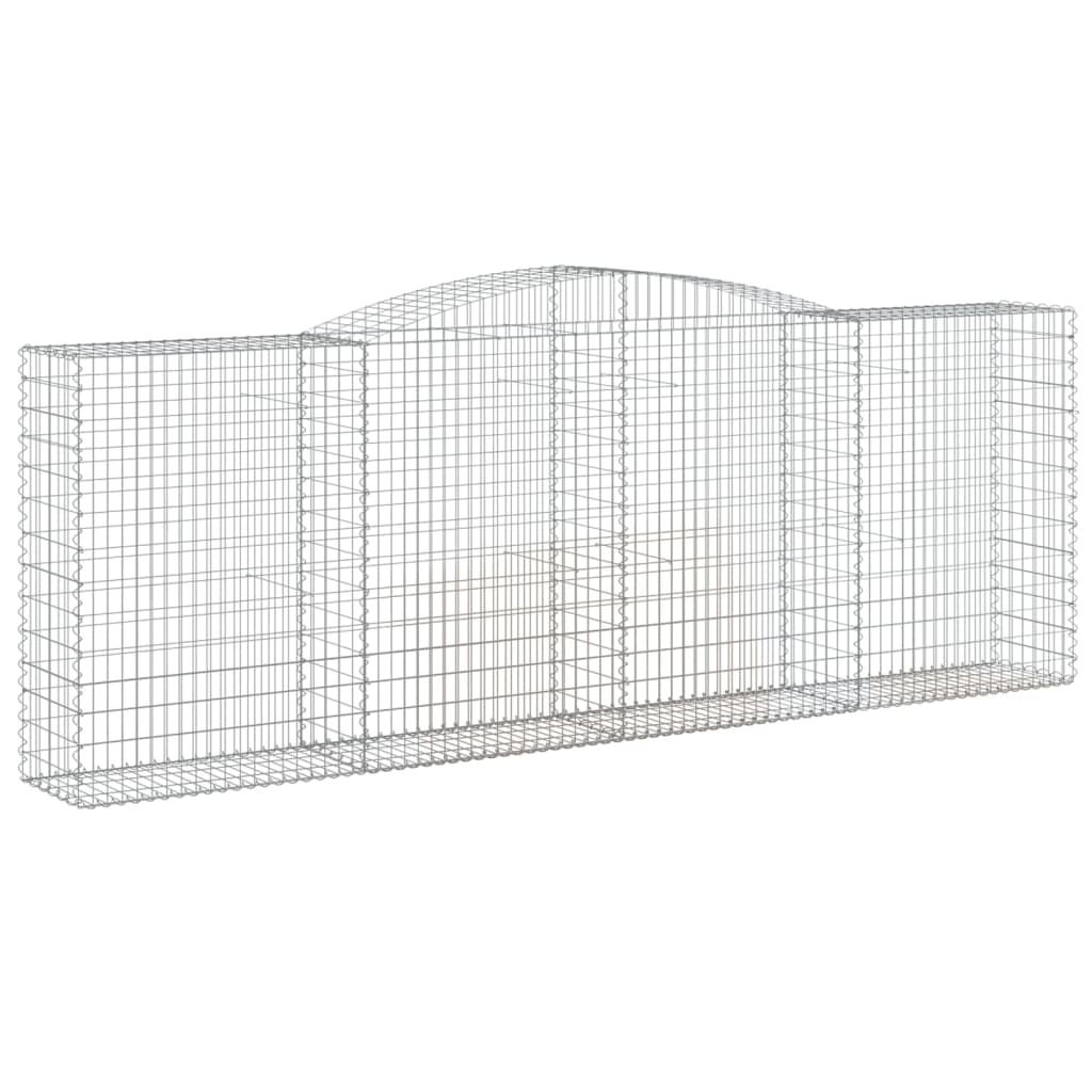 Išlenkti gabiono krepšiai, 2vnt., 400x50x140/160cm, geležis Išlenkti gabiono krepšiai, 2vnt., 400x50x140/160cm, geležis - Image 3