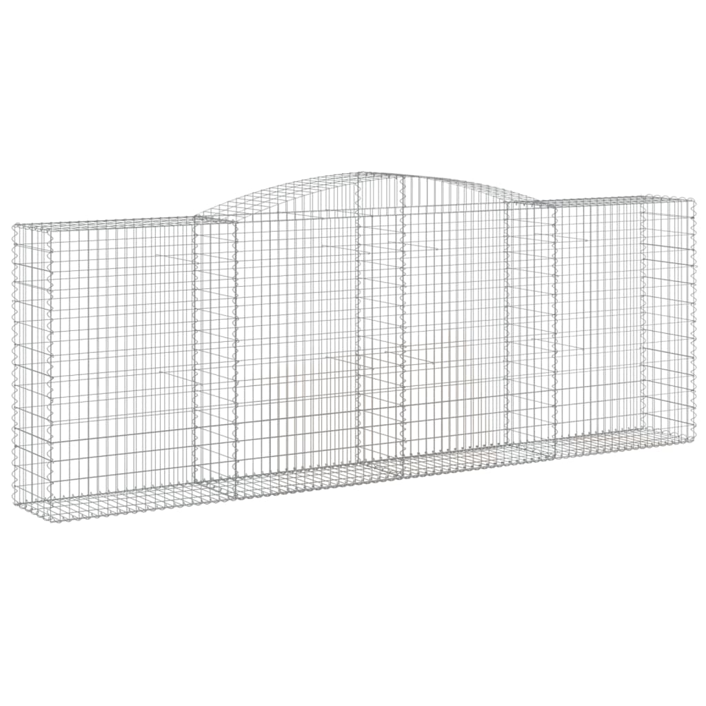 Išlenkti gabiono krepšiai, 3vnt., 400x50x140/160cm, geležis Išlenkti gabiono krepšiai, 3vnt., 400x50x140/160cm, geležis - Image 3
