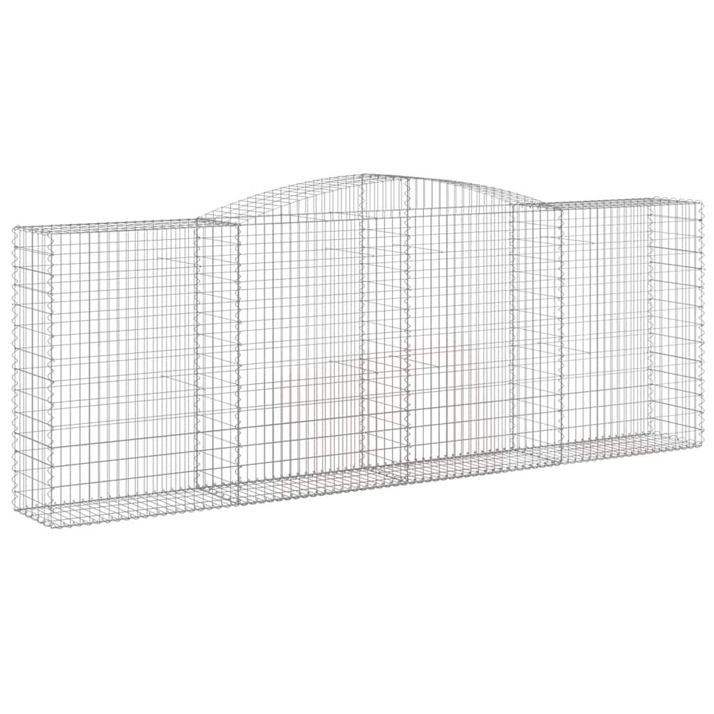 Išlenkti gabiono krepšiai, 5vnt., 400x50x140/160cm, geležis Išlenkti gabiono krepšiai, 5vnt., 400x50x140/160cm, geležis - Image 3