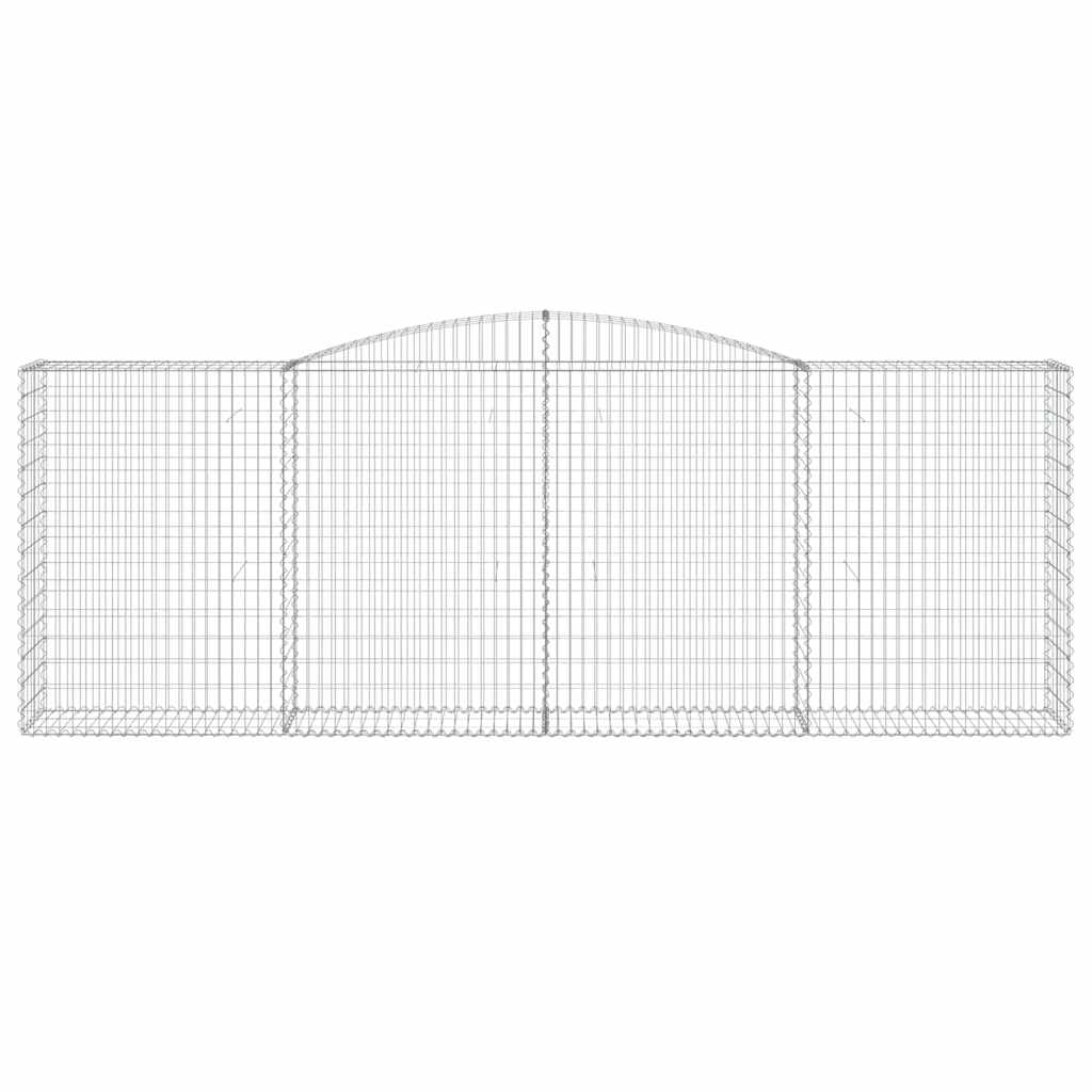 Išlenkti gabiono krepšiai, 5vnt., 400x50x140/160cm, geležis Išlenkti gabiono krepšiai, 5vnt., 400x50x140/160cm, geležis - Image 4