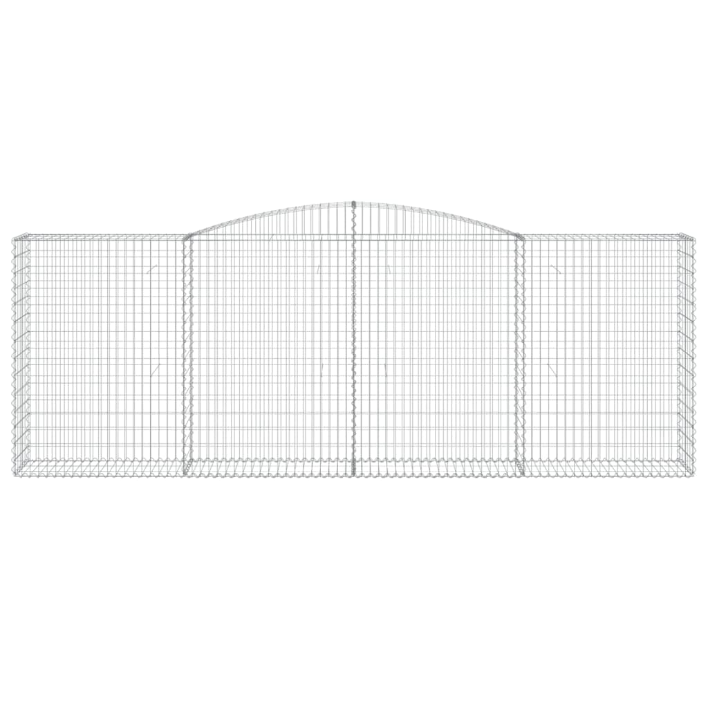 Išlenkti gabiono krepšiai, 6vnt., 400x50x140/160cm, geležis Išlenkti gabiono krepšiai, 6vnt., 400x50x140/160cm, geležis - Image 4