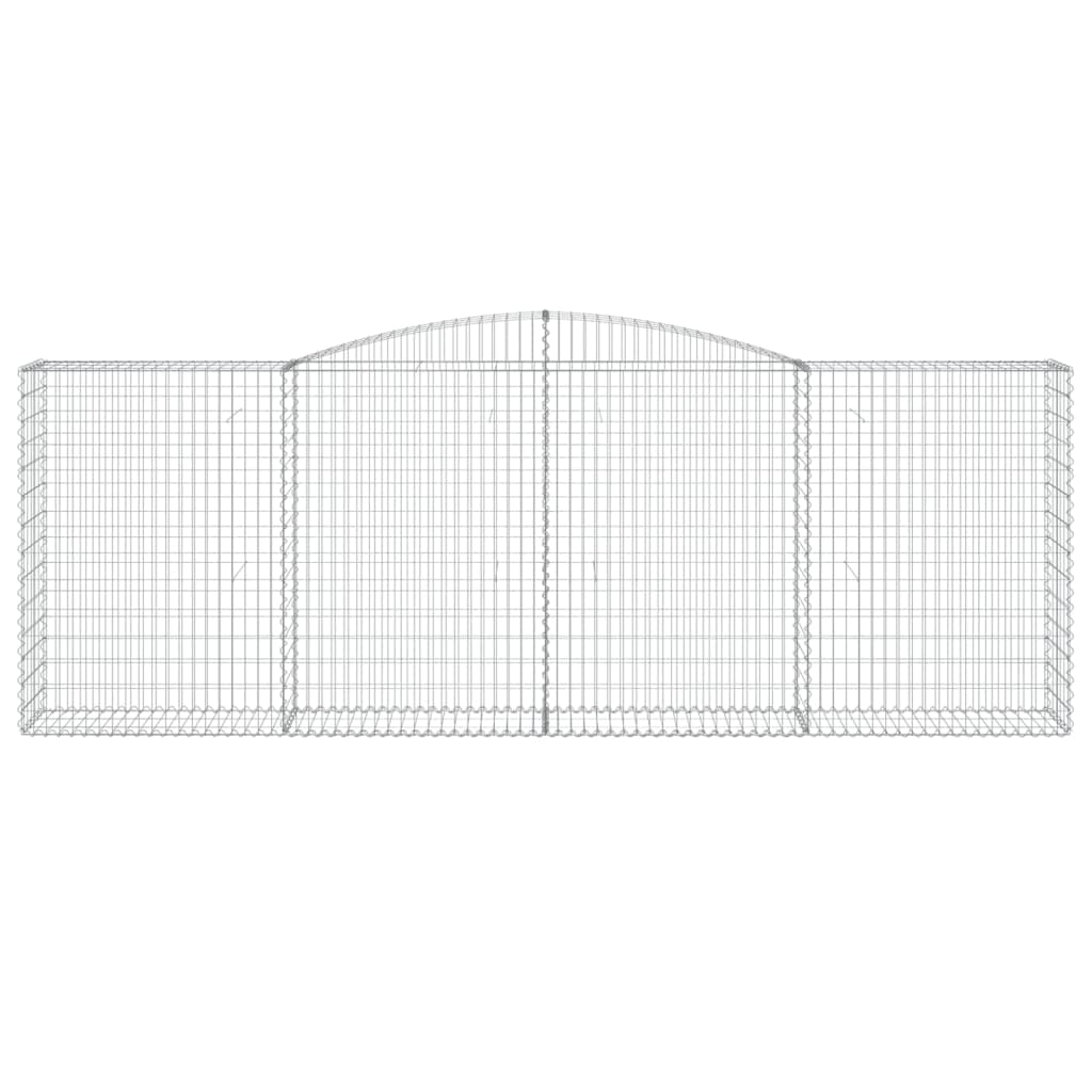 Išlenkti gabiono krepšiai, 25vnt., 400x50x140/160cm, geležis Išlenkti gabiono krepšiai, 25vnt., 400x50x140/160cm, geležis - Image 4