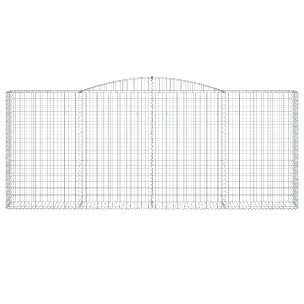 Išlenkti gabiono krepšiai, 10vnt., 400x50x160/180cm, geležis Išlenkti gabiono krepšiai, 10vnt., 400x50x160/180cm, geležis - Image 4