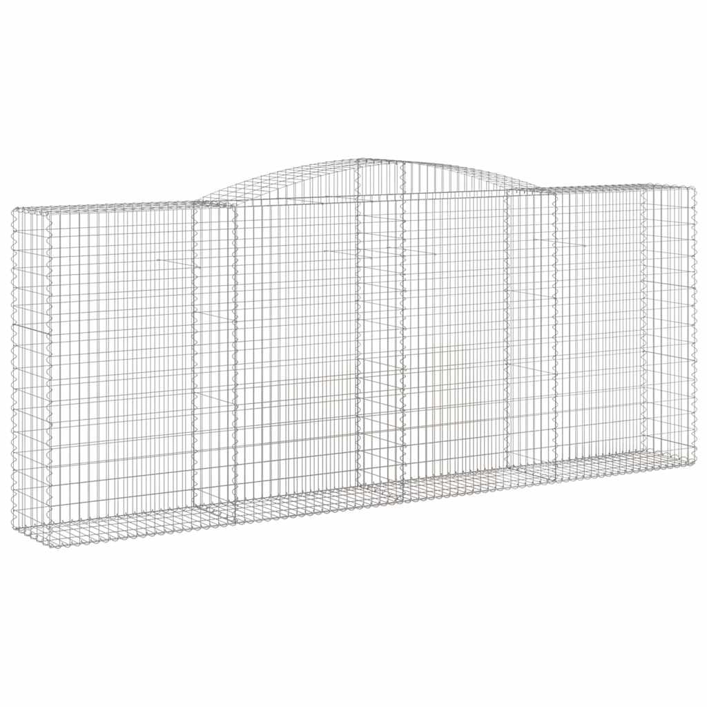 Išlenkti gabiono krepšiai, 25vnt., 400x50x160/180cm, geležis Išlenkti gabiono krepšiai, 25vnt., 400x50x160/180cm, geležis - Image 3