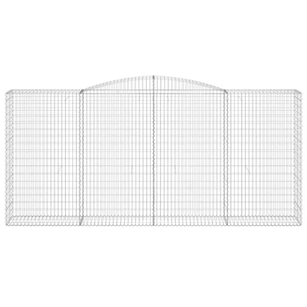 Išlenkti gabiono krepšiai, 10vnt., 400x50x180/200cm, geležis Išlenkti gabiono krepšiai, 10vnt., 400x50x180/200cm, geležis - Image 4