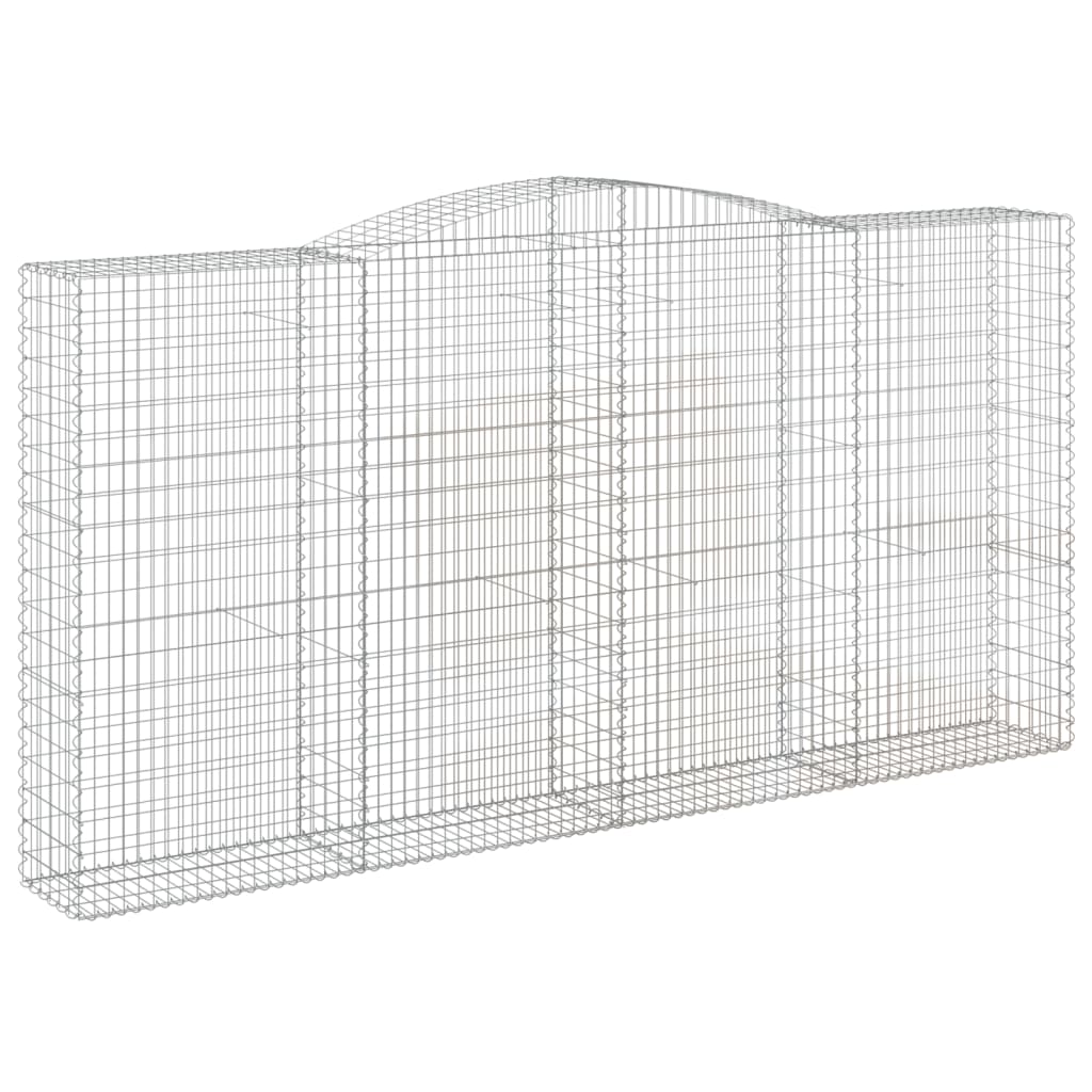 Išlenkti gabiono krepšiai, 4vnt., 400x50x200/220cm, geležis Išlenkti gabiono krepšiai, 4vnt., 400x50x200/220cm, geležis - Image 3