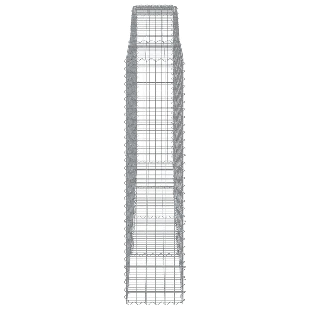 Išlenkti gabiono krepšiai, 4vnt., 400x50x200/220cm, geležis Išlenkti gabiono krepšiai, 4vnt., 400x50x200/220cm, geležis - Image 5