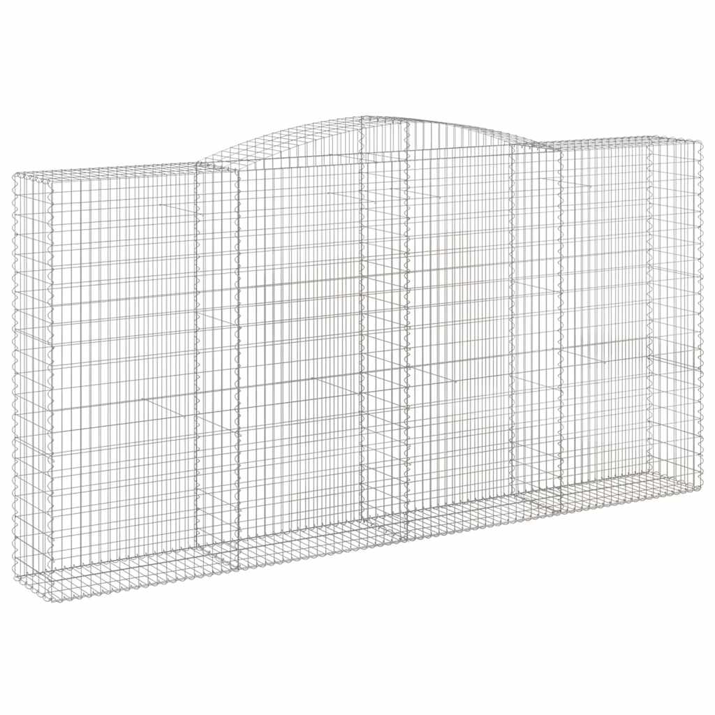 Išlenkti gabiono krepšiai, 10vnt., 400x50x200/220cm, geležis Išlenkti gabiono krepšiai, 10vnt., 400x50x200/220cm, geležis - Image 3